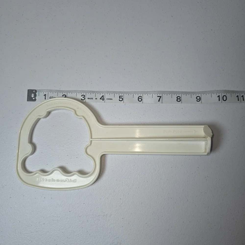 KitchenAid Food Grinder‎ Replacement Part White Combo Wrench Food Pusher